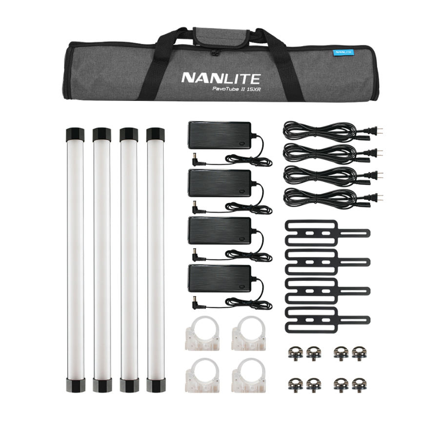 Nanlite - Pavotube II 15XR 4Kit RGBWW Tubelight CRMX