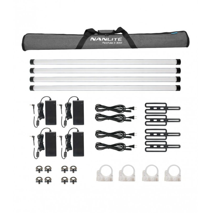 Nanlite - Pavotube II 30XR 4Kit RGBWW Tubelight CRMX