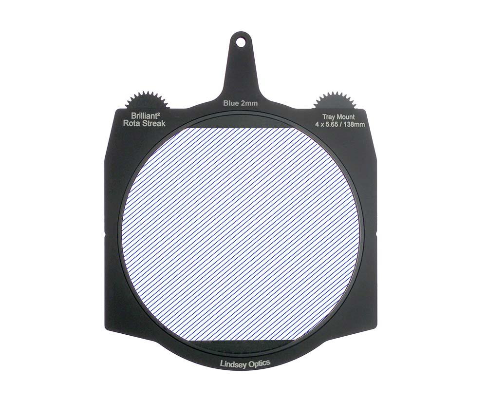 Lindsey Optics - Brilliant² 4x5.65" Rota-Streak™ BLUE 4mm