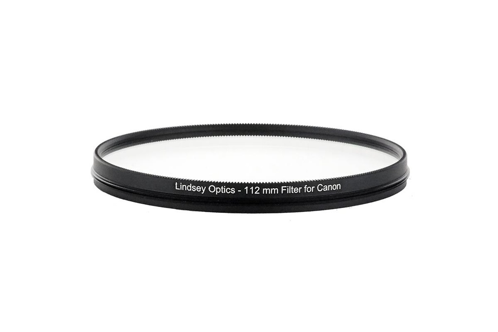 Lindsey Optics - 112mm Clear Filter for Canon Cine-Servo Lenses