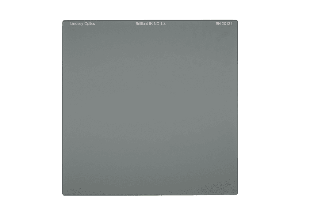 [L-6666-ND12-IR-AR] Lindsey Optics - 6.6" x 6.6" Filtre Brilliant FS IR ND 1.2 avec traitement antireflet