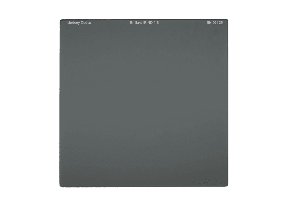 Lindsey Optics - 6.6" x 6.6" Brilliant IR ND 1.8 Filter with Anti-Reflection Coating