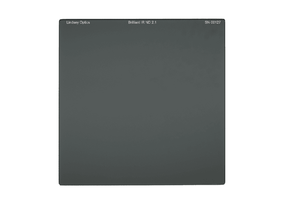 [L-6666-ND21-IR-AR] Lindsey Optics - 6.6" x 6.6" Filtre Brilliant FS IR ND 2.1 avec traitement antireflet