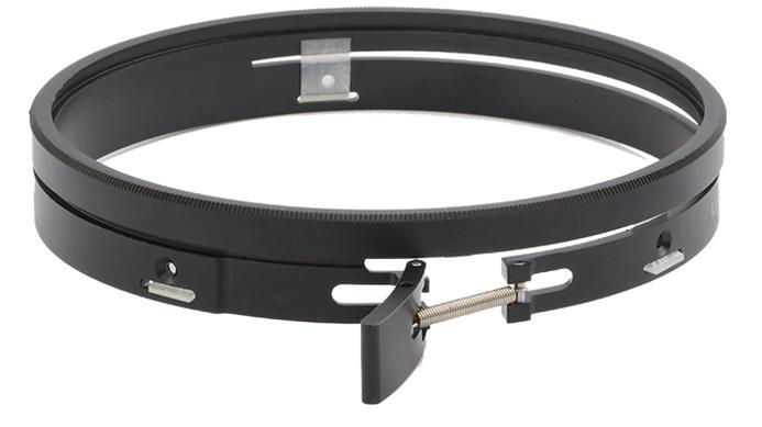 [L-114-CLAMP-45] Lindsey Optics - Lever Clamp Adapter 114mm Barrel to 4.5" Filter
