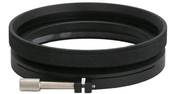 [L-114-TH-CLAMP-45] Lindsey Optics - Thumb Screw Clamp Adapter 114mm Barrel to 4.5" Filter