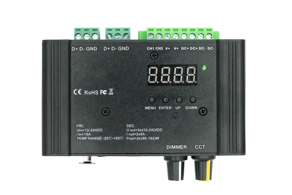 Cinerider - Led Driver DMX 2x8A + Potars