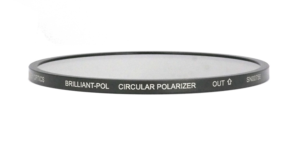 Lindsey Optics - 138mm Round Brilliant-Pol Circulaire Polarisant avec revêtement Anti-Reflets (copie)