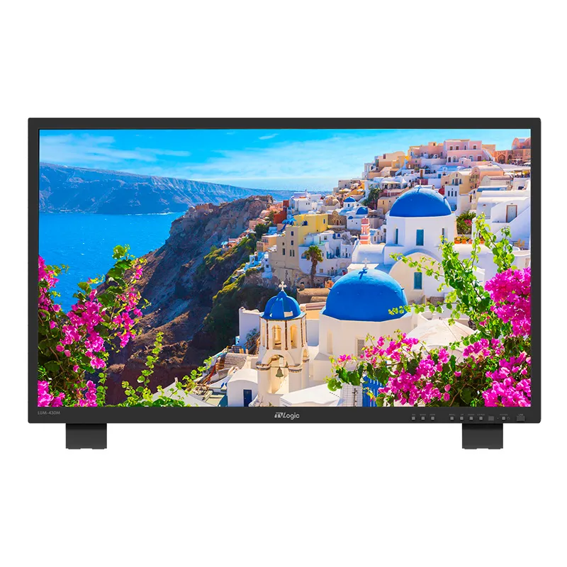 [LUM-430M3] TVLogic - 43" True UHD 4K LCD Monitor with 3840 x 2160 10bit panel.