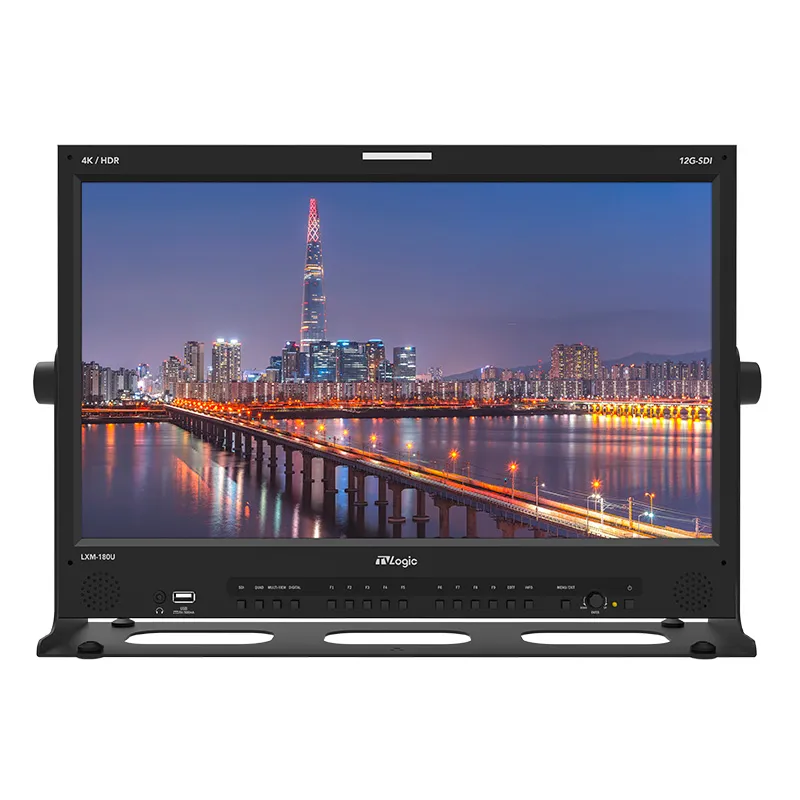 [LXM-180U] TVLogic - 18.5" 4K/UHD 12G-Quad Multi View Monitor with 1920x1080 LCD Panel