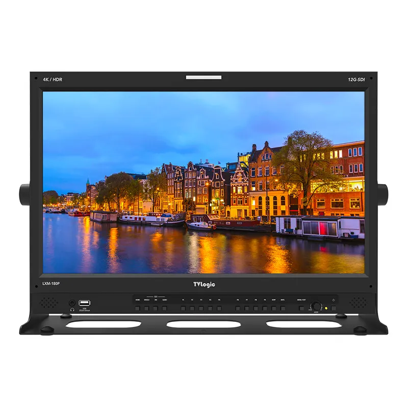 [LXM-180P] TVLogic - 18.4" 4K/UHD 12G-Quad Multi View Monitor with 3840x2160 LCD Panel