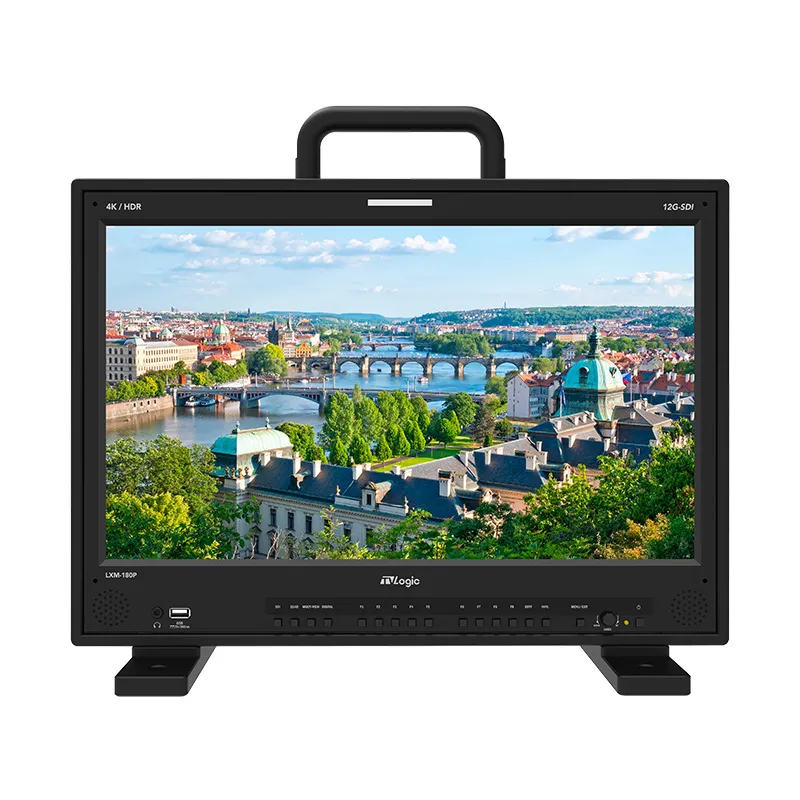 [LXM-180P-FM] TVLogic - LXM-180P Monitor with Cage, 18.4" 4K/UHD 12G-Quad Multi View Monitor with 3840x2160 LCD Panel