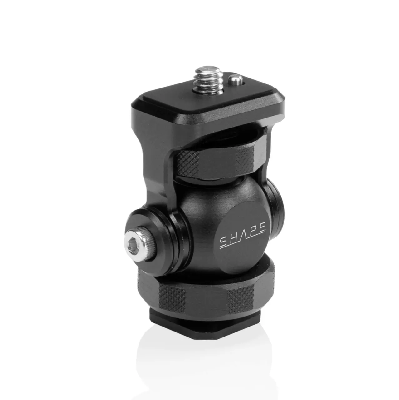 [STMC] Shape - Friction swivel and tilt monitor light, microphone mount cold shoe base