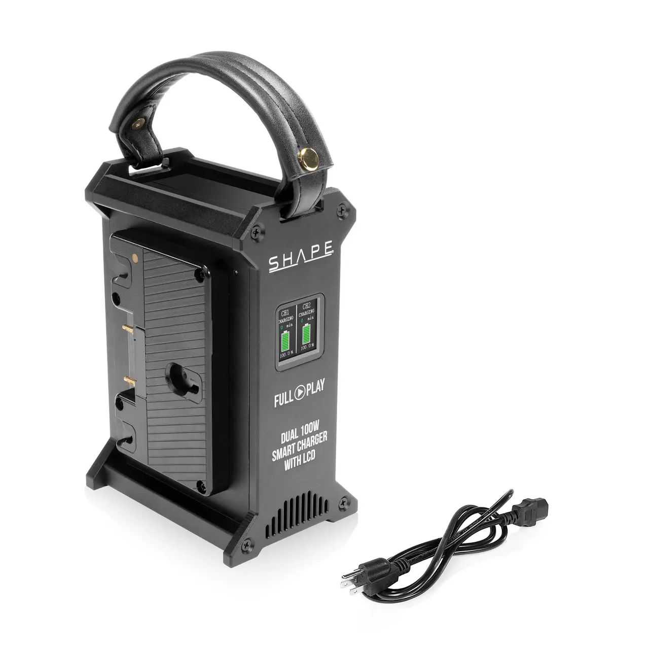 Shape - Chargeur rapide FULL PLAY Dual Gold Mount 100W avec écran LCD