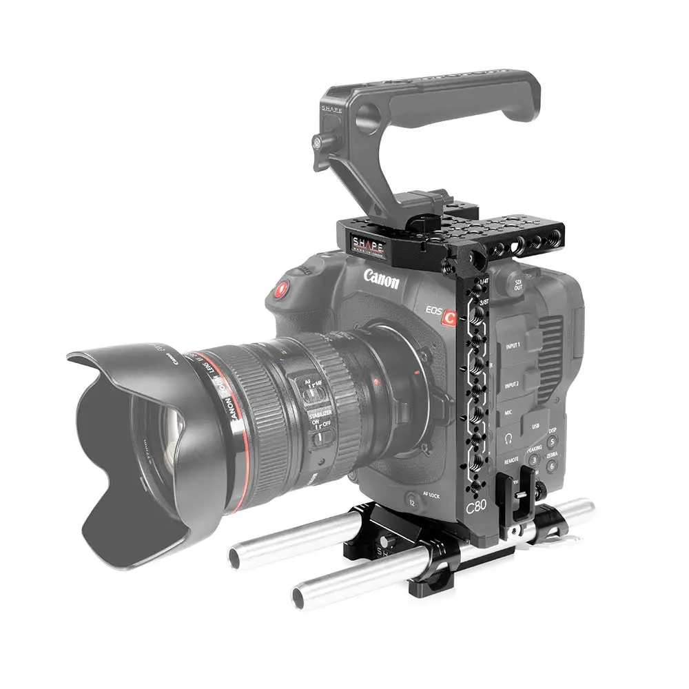 Shape - Cage Canon EOS C80 avec Plaque de fixation 15mm LWS