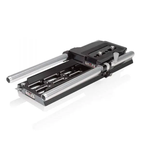 Shape - Plaque de fixation Bridge Plate 15 mm Studio ARRI Standard avec plaque Dovetail ARRI 12 pouces