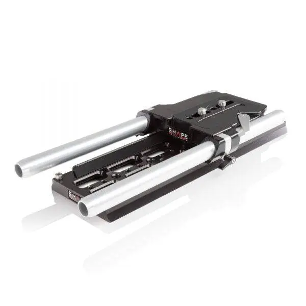 Shape - Plaque de fixation Bridge 19 mm Studio ARRI Standard avec Plaque Dovetail ARRI 12 pouces