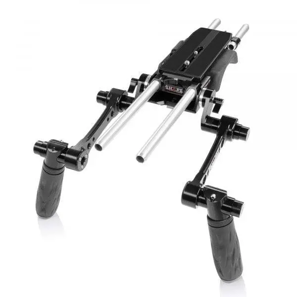 Shape - Plaque de fixation universelle compacte pour support d'épaule avec poignées