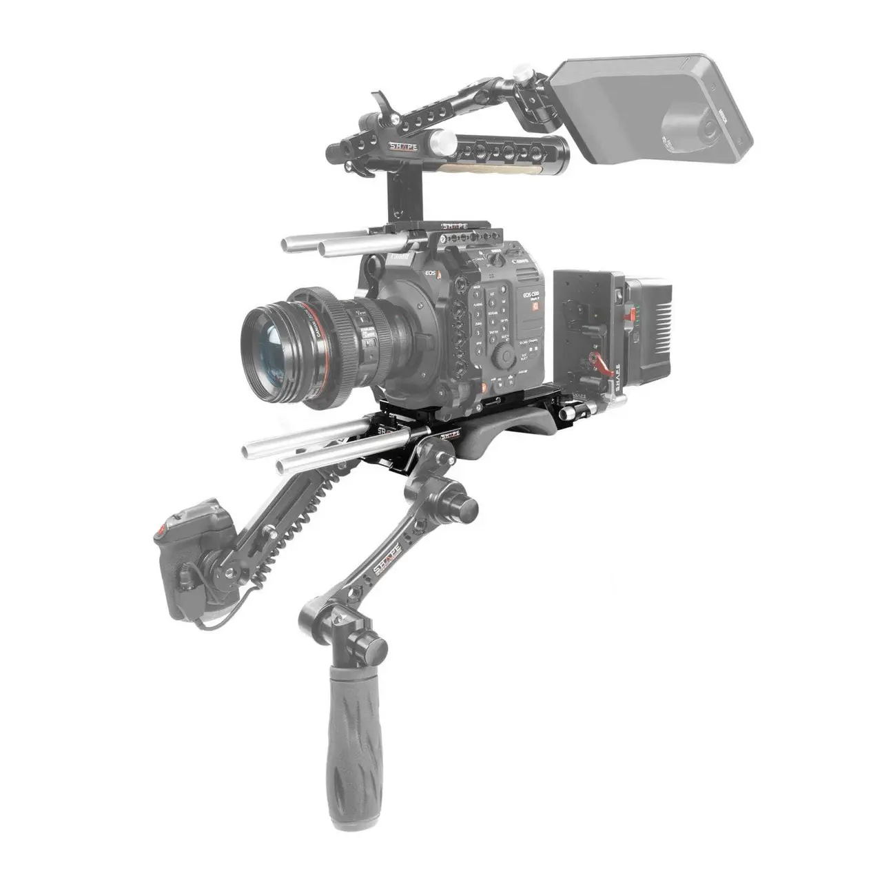 Shape - Plaque de fixation Quick Release V-Lock pour Canon C500 MKII/C300 MKIII