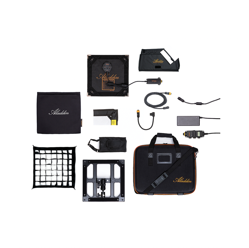 Aladdin - ALL-IN 1 Color Gaffer KIT (50w Bi-Color, 20w RGB) 