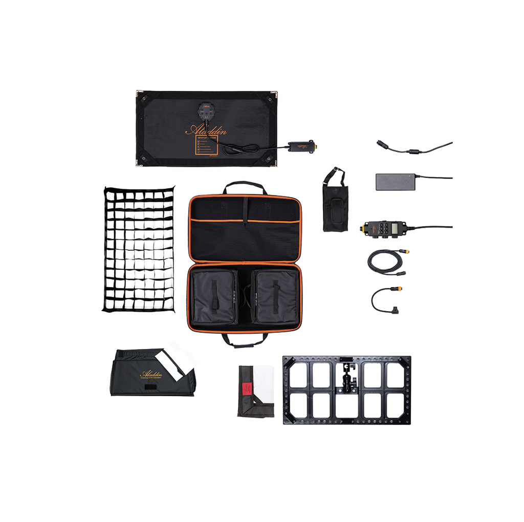 Aladdin - ALL-IN 2 Color Gaffer KIT (100w Bi-Color, 40w RGB) 