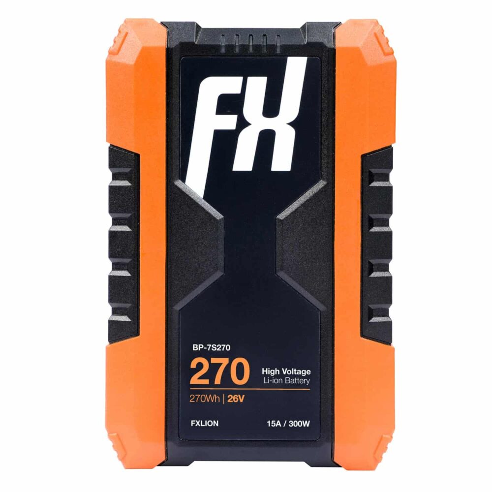 [BP-7S270] Fxlion - Batterie V-Mount, 26V, 270WH | Forte capacité de décharge
