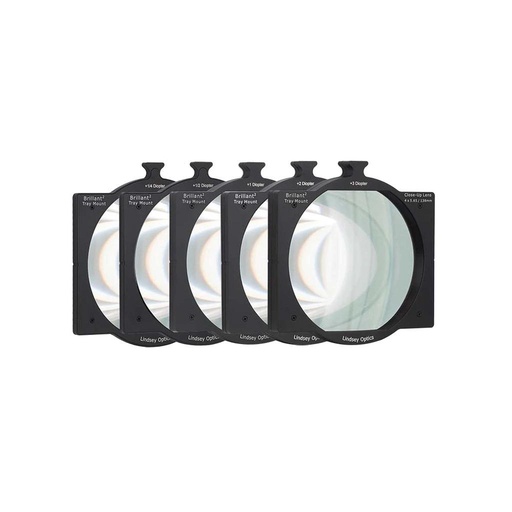 [L-4565-RSTREAK-CLEAR-SET] Lindsey Optics - Set of Seven 4x5.65" CLEAR Rota-Streak™ Filters